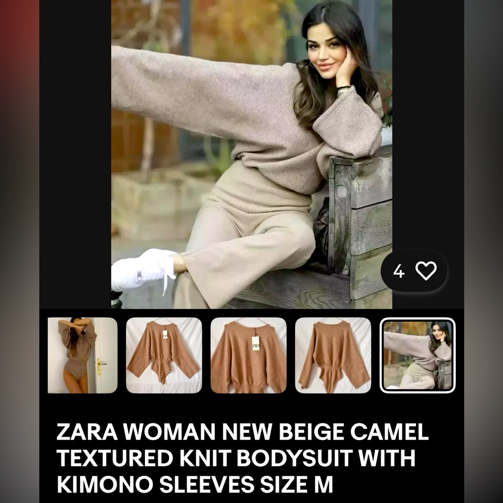 Zara sweater bodysuit and ABSOLUTE must in any wardrobe.
